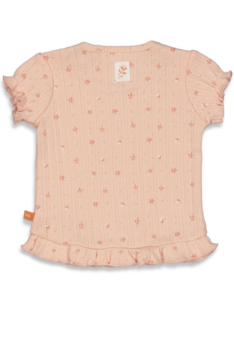 Feetje Shirt ruches So Very Loved Lichtroze