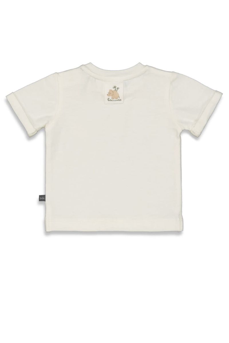 Feetje Shirt Cool-A-Saurus Offwhite