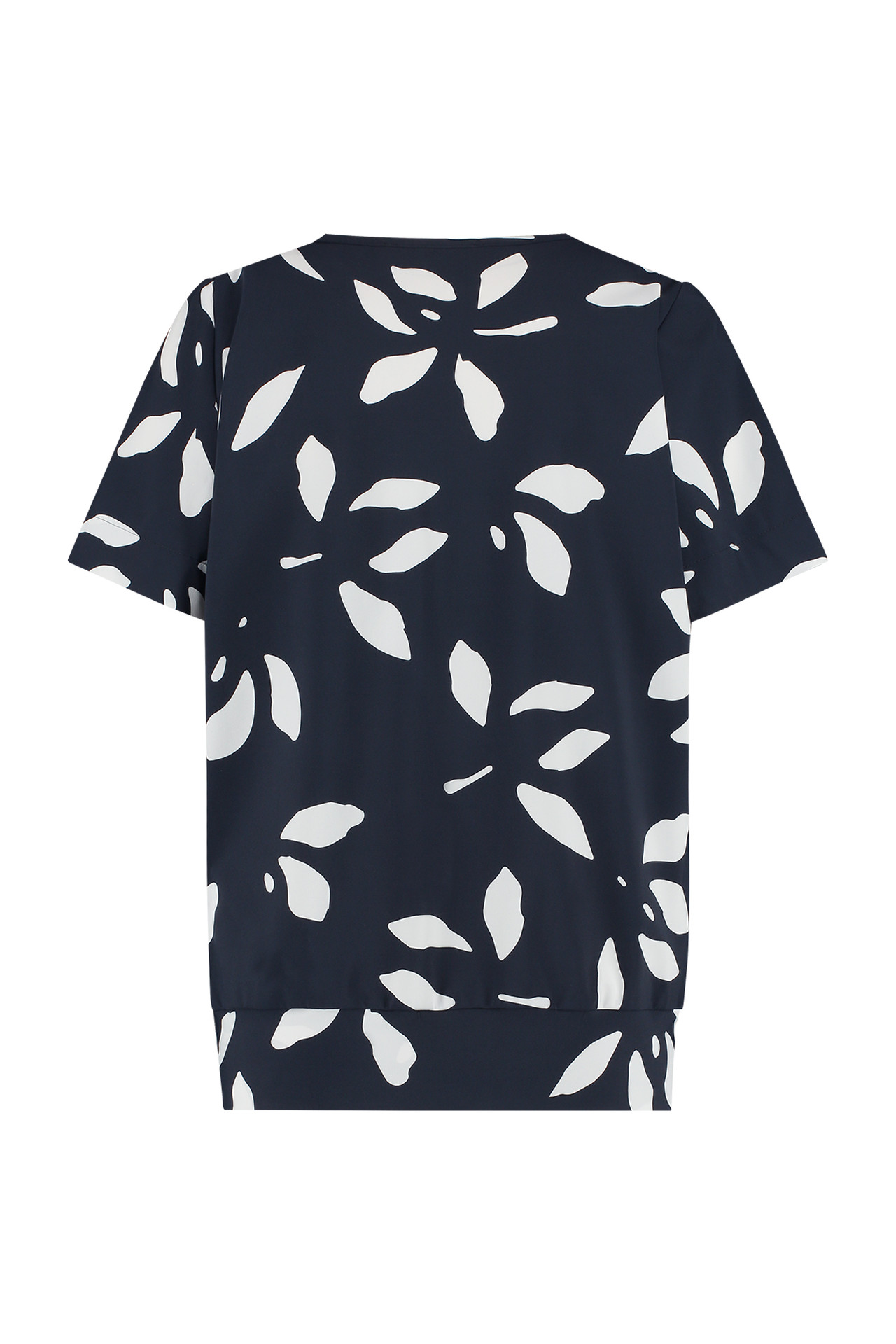Studio Anneloes Kiki Big Flower Shirt Dark blue/Offwhite