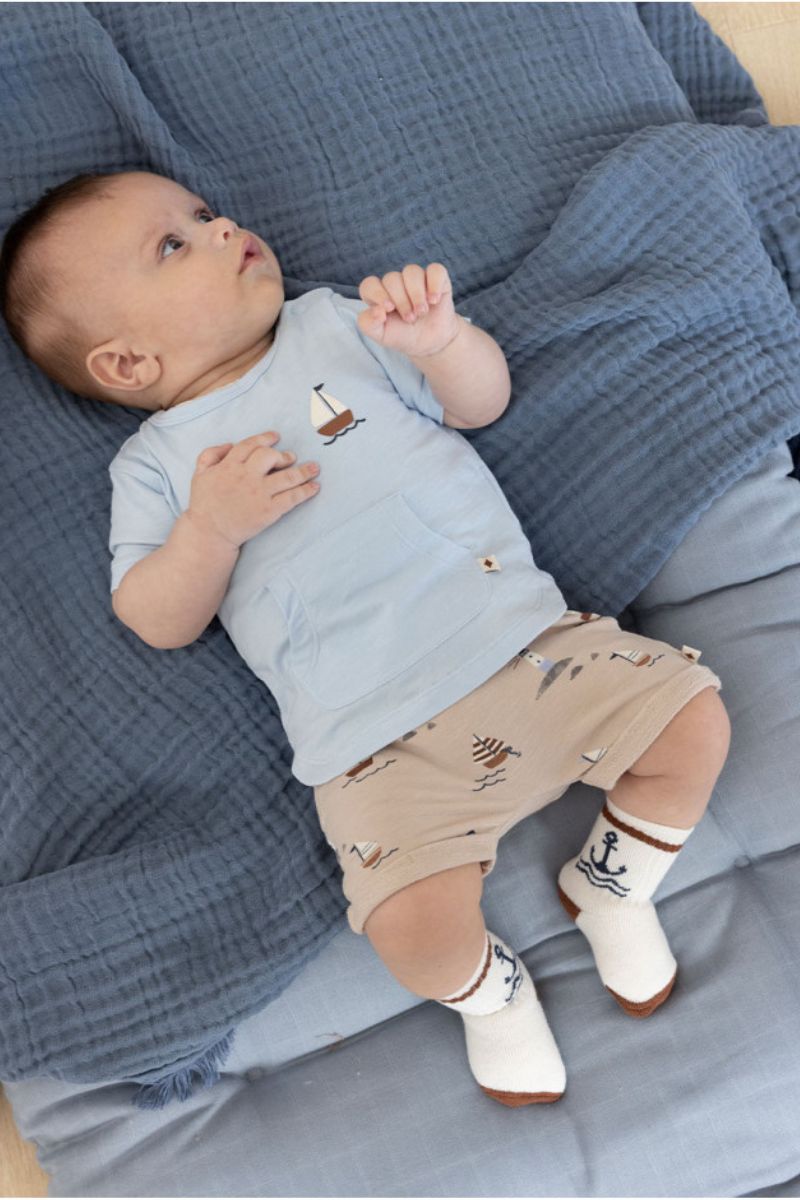 Feetje Shirt Let's Sail Blauw