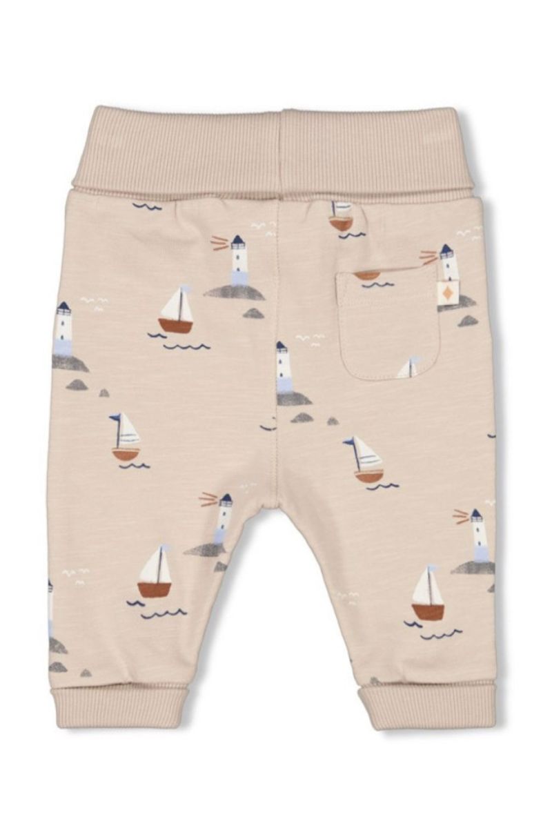 Feetje Broek AOP Let's Sail Zand