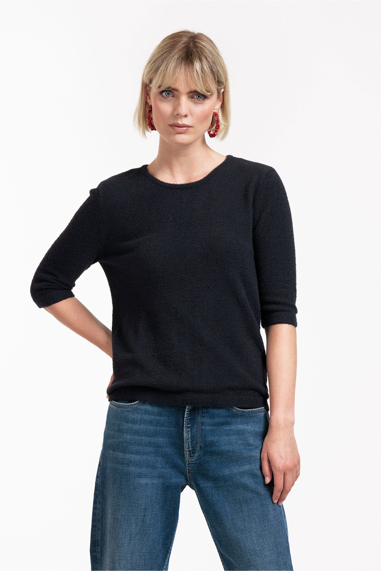 Studio Anneloes Felica Soft Pullover Dark Blue
