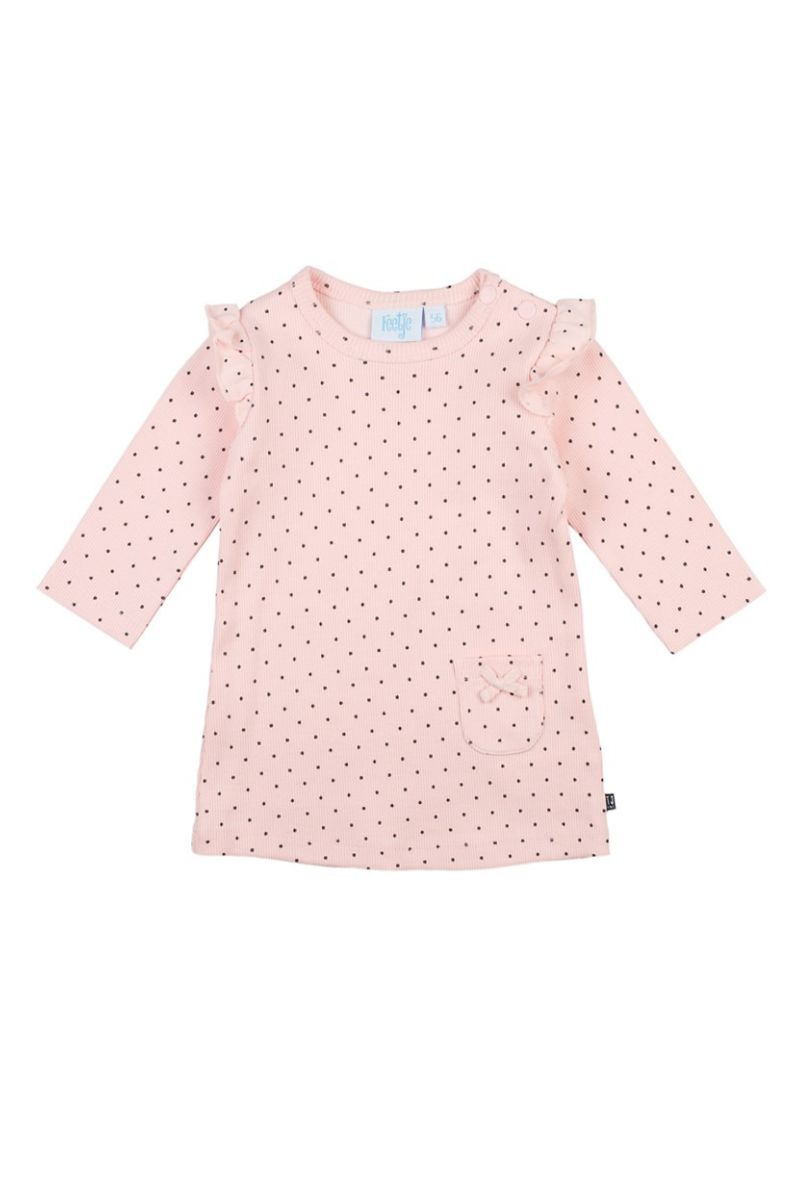Feetje Jurk Dots Roze