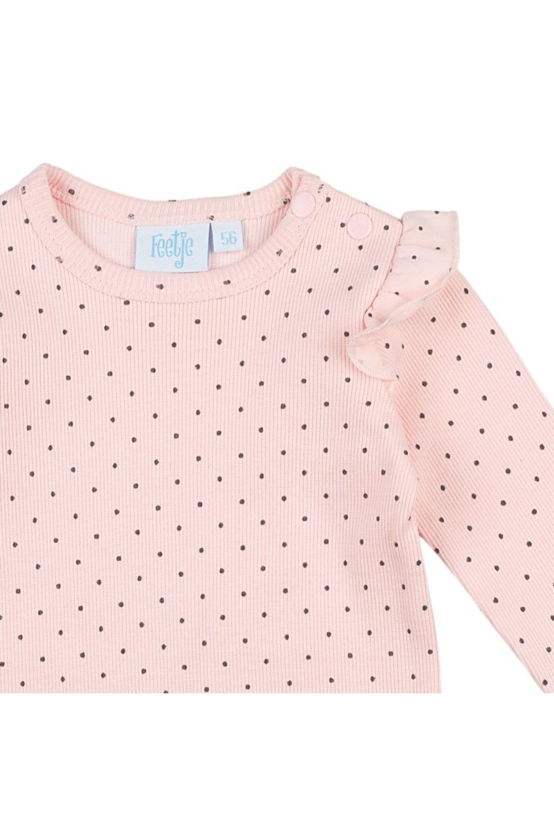 Feetje Jurk Dots Roze