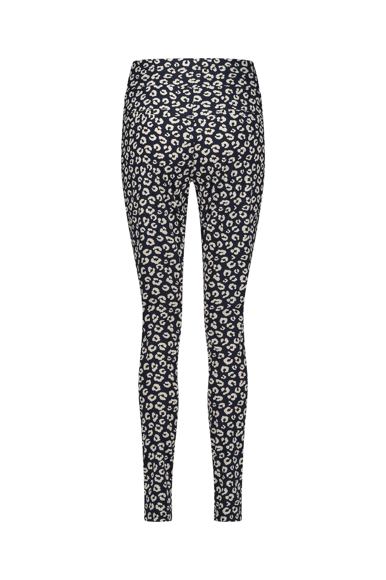 Studio Anneloes Stairdown Leopard Trousers Dark blue/Kit