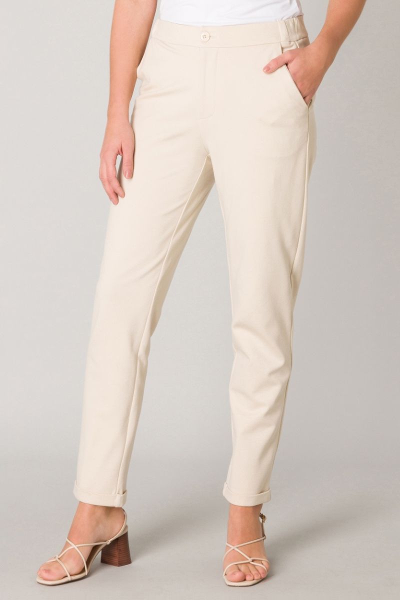 Base Level Yoel Pants Light Beige