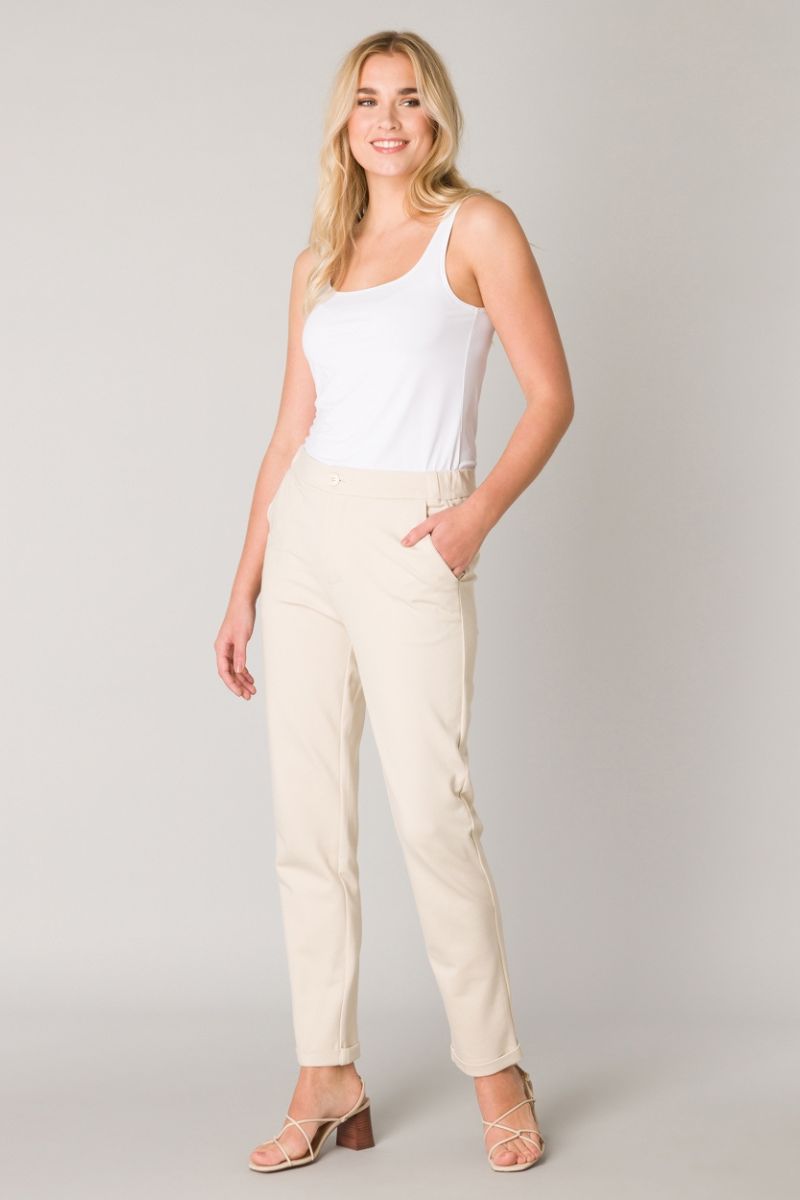 Base Level Yoel Pants Light Beige