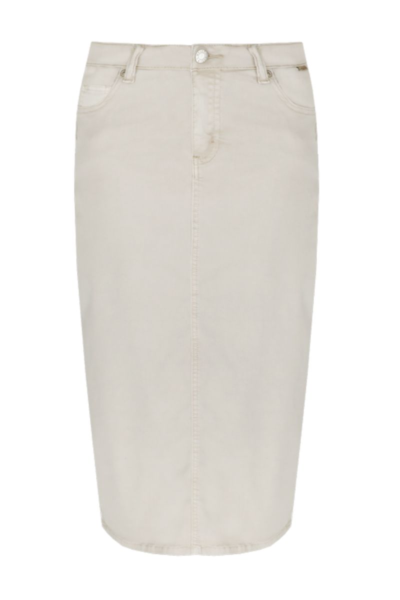 G-maxx Esra Jeans Skirt Sand