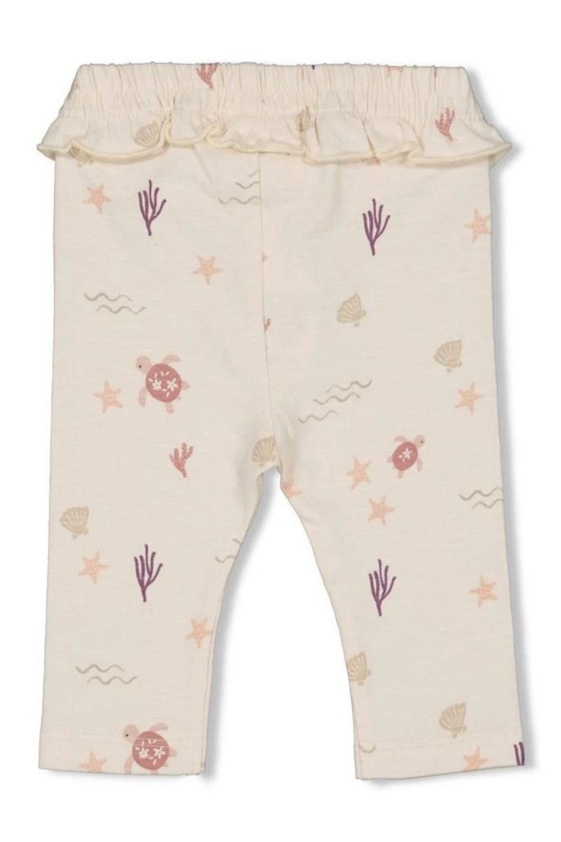Feetje Legging AOP Starfish Wishes Offwhite
