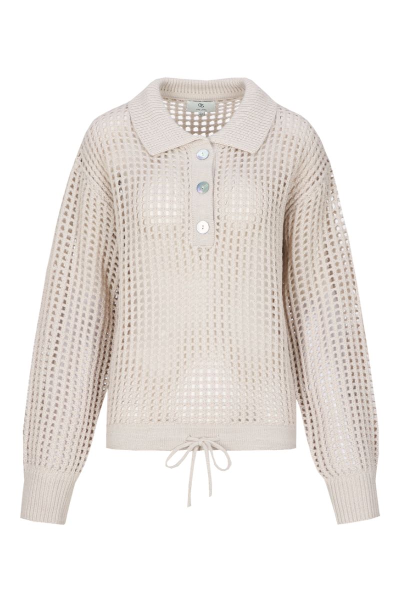 C&S The Label Kassidy Knit Pullover Sand