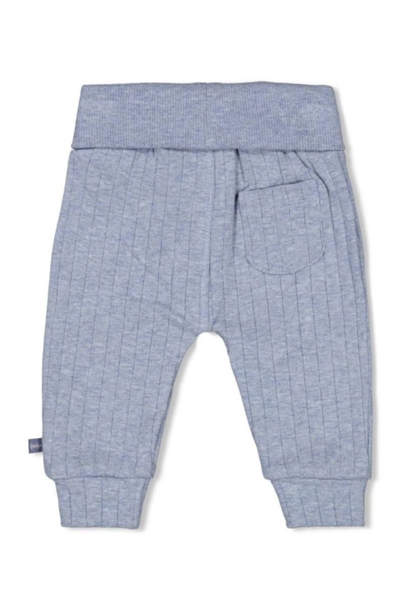 Feetje Broek Rib Blue Ocean Blauw Melange