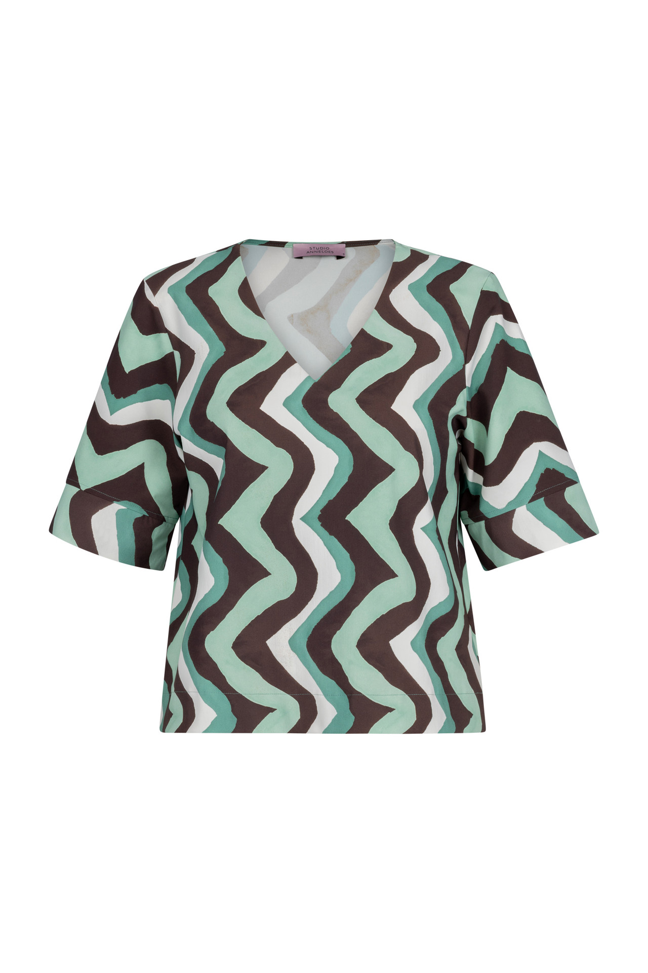Studio Anneloes Chantou Zigzag Top Multicolor