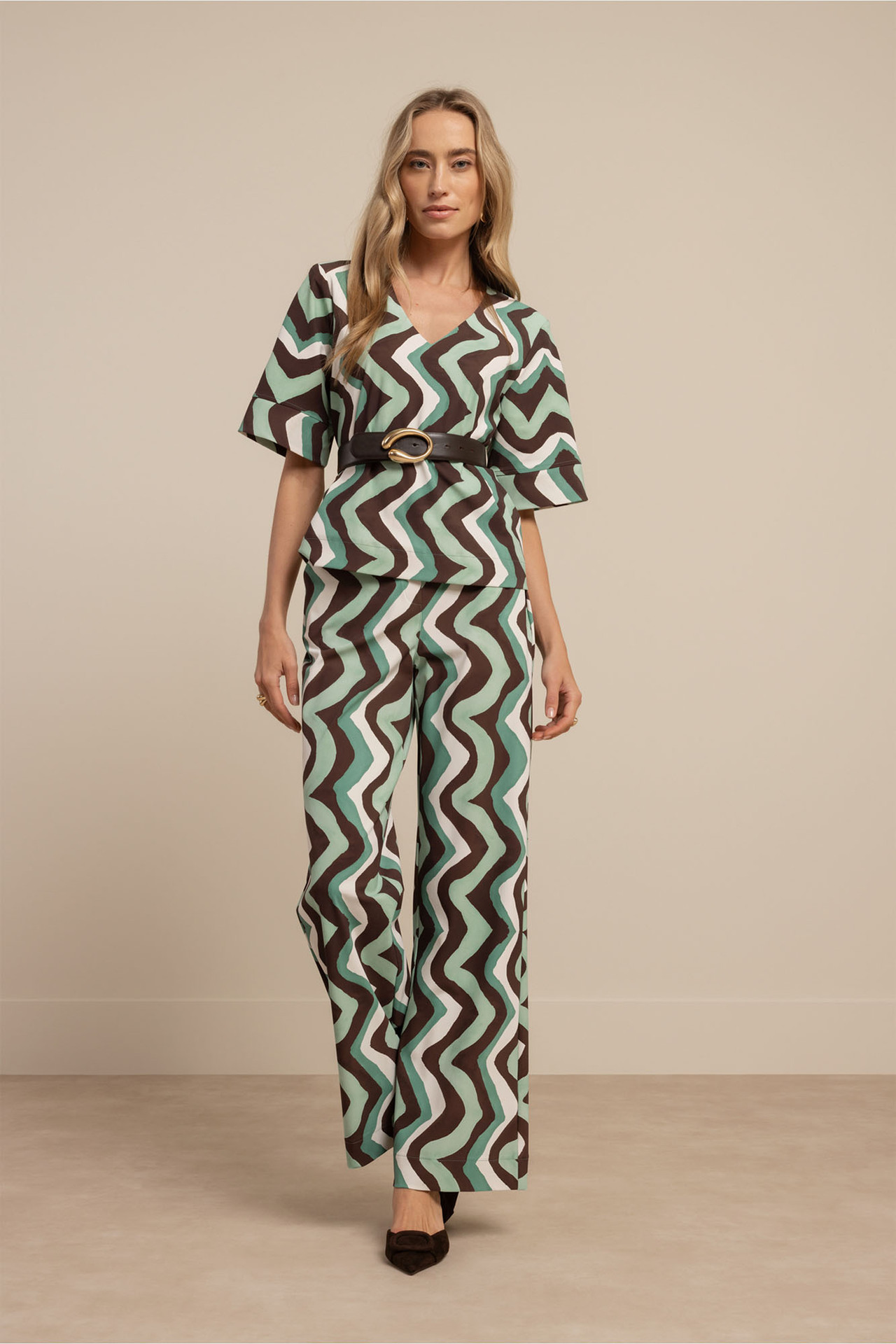 Studio Anneloes Chantou Zigzag Top Multicolor