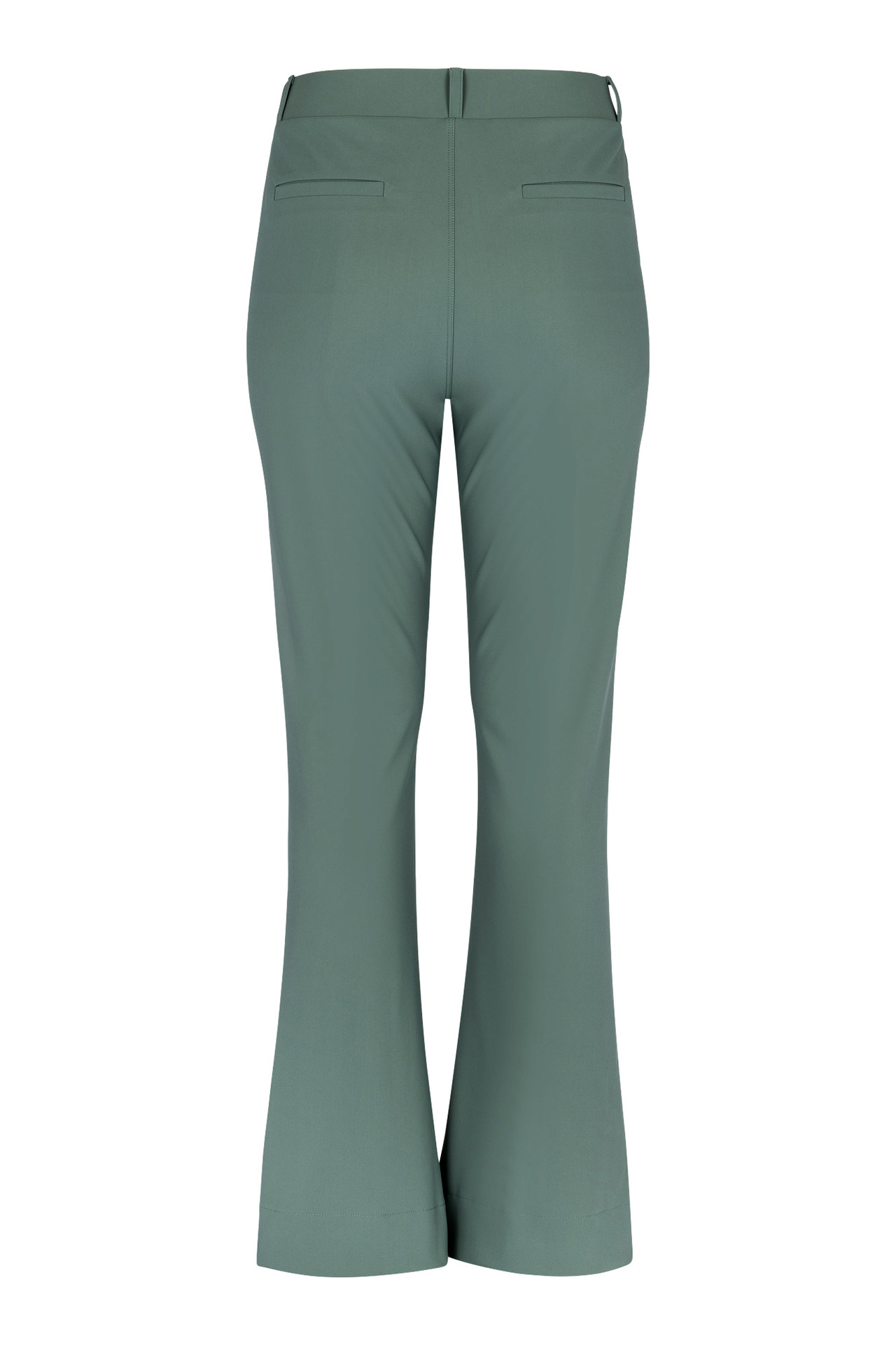 Studio Anneloes Flair Bonded Trousers Dark Sage Green