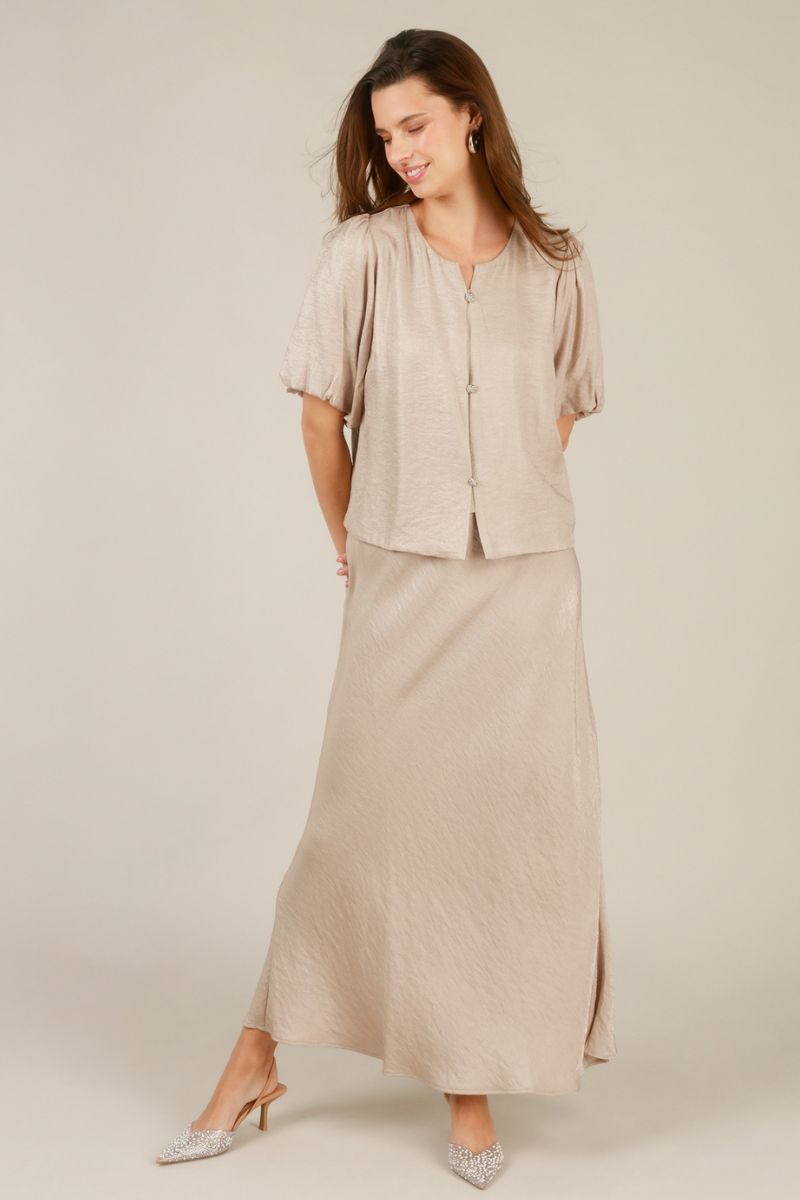 Yest Irma Blouse Light Taupe