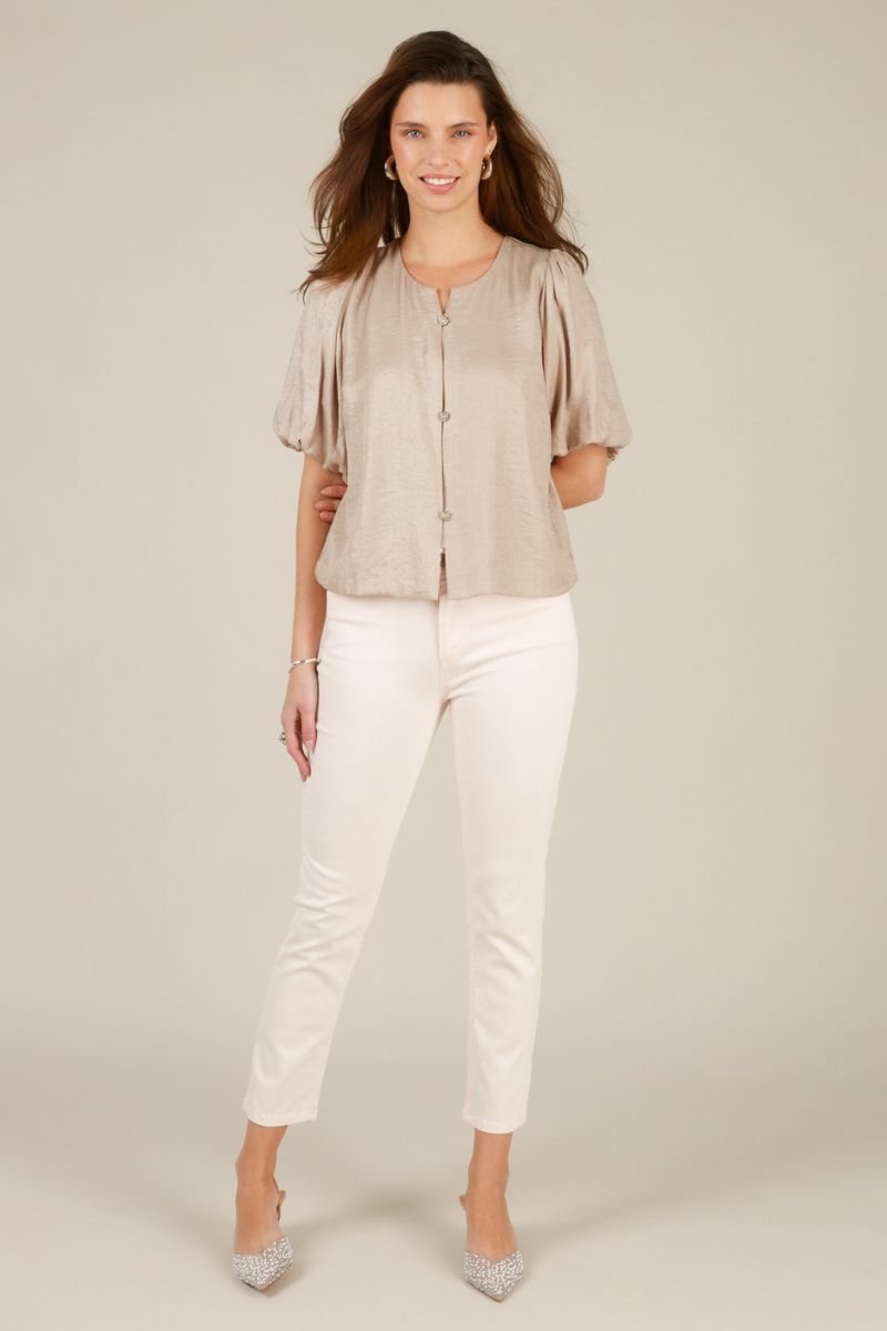 Yest Irma Blouse Light Taupe