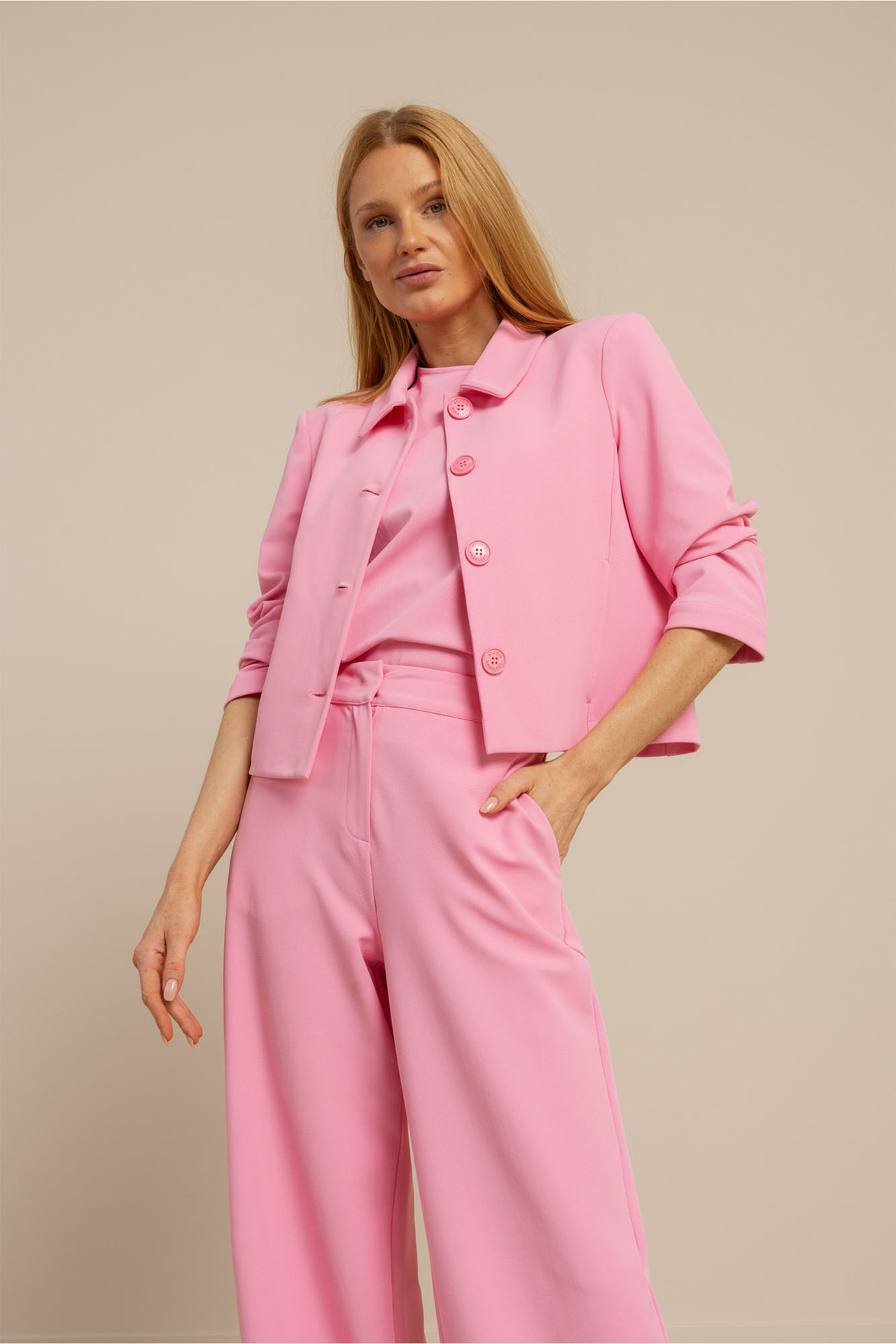 Studio Anneloes Hilly Twill Jacket Pop Pink