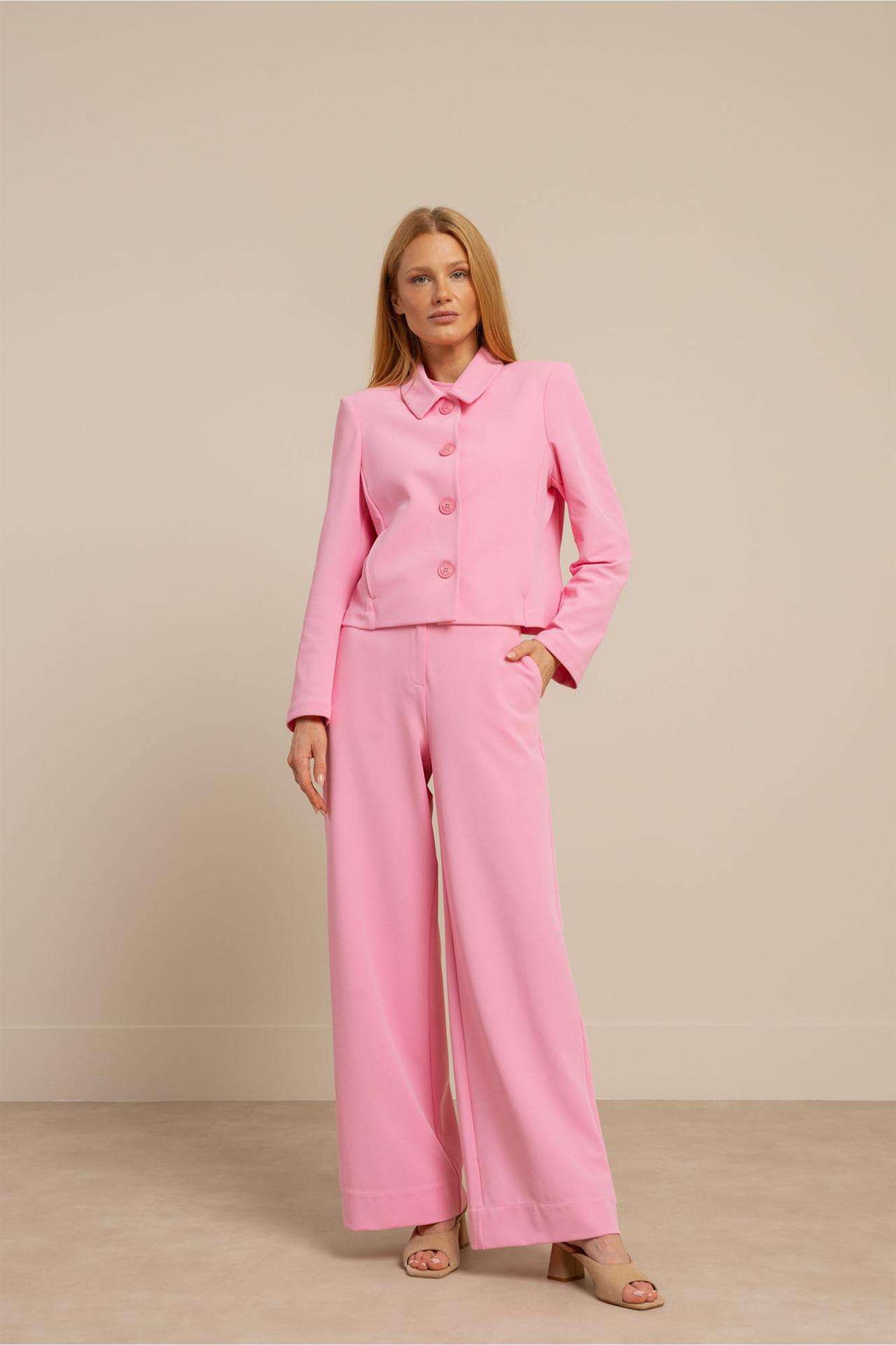 Studio Anneloes Hilly Twill Jacket Pop Pink
