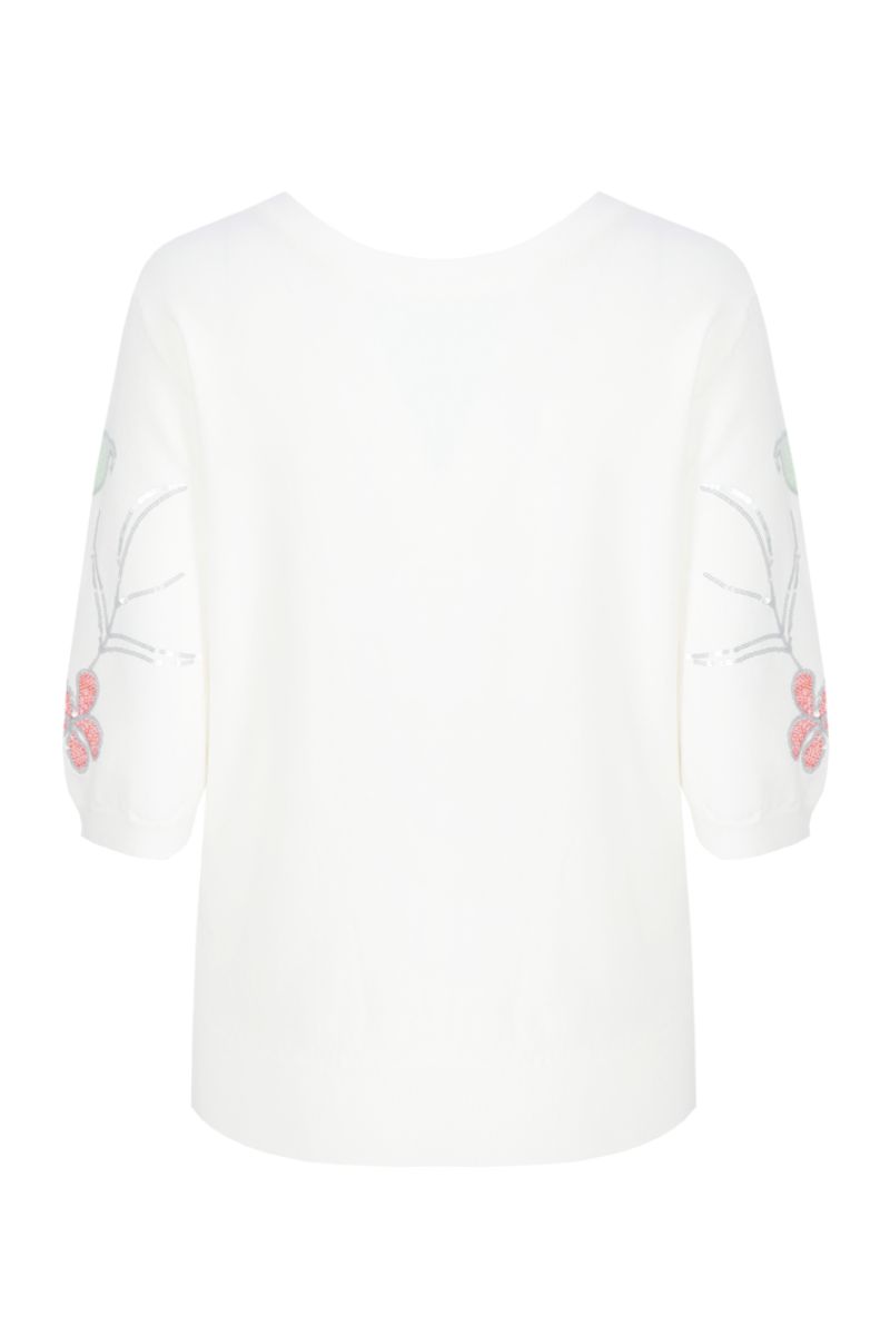 C&S The Label Aaf Knit Pullover Wool White