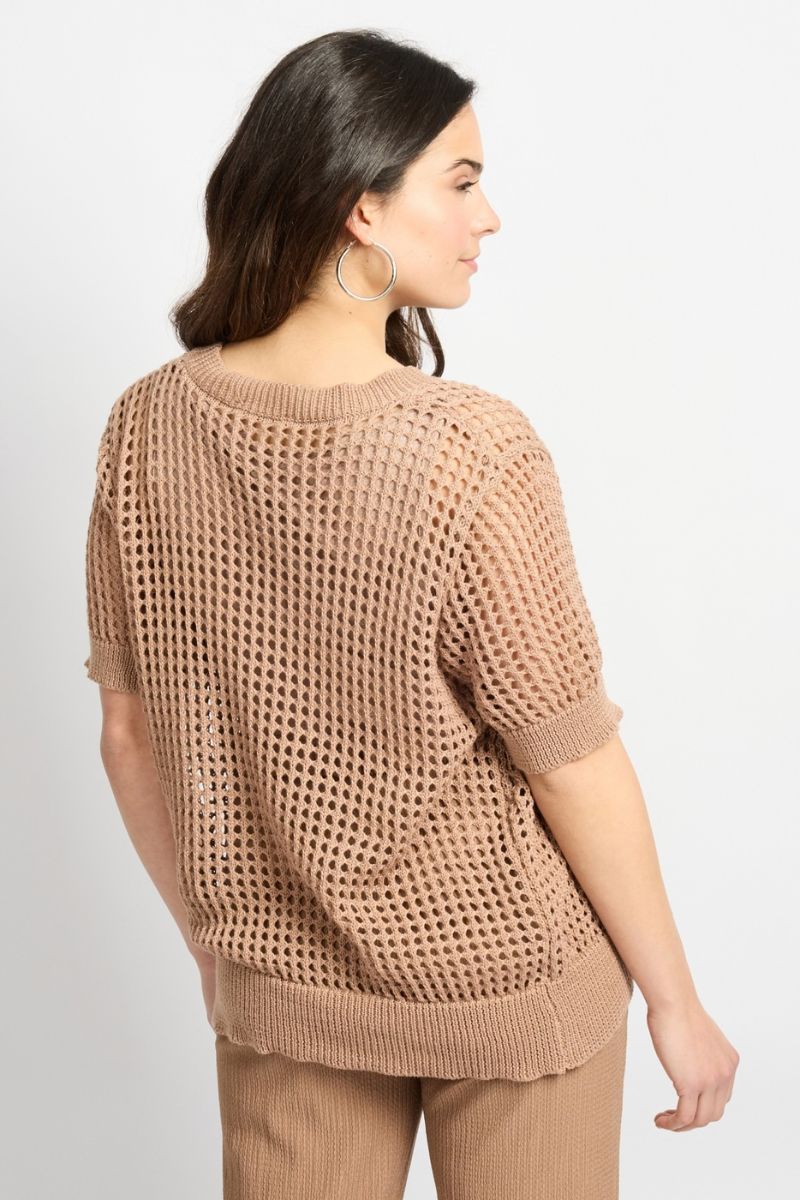 C&S The Label Aivy Knit Pullover Latte