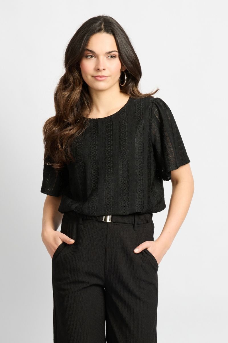 C&S The Label Tanne Top Black