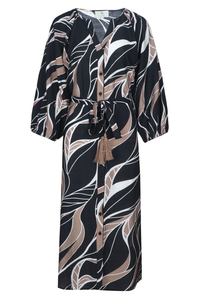 C&S The Label Dacia Dress Black/Latte