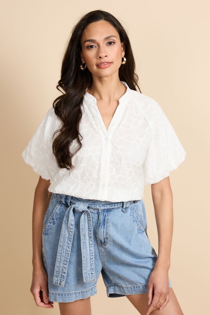 G-maxx Thalia Blouse Offwhite