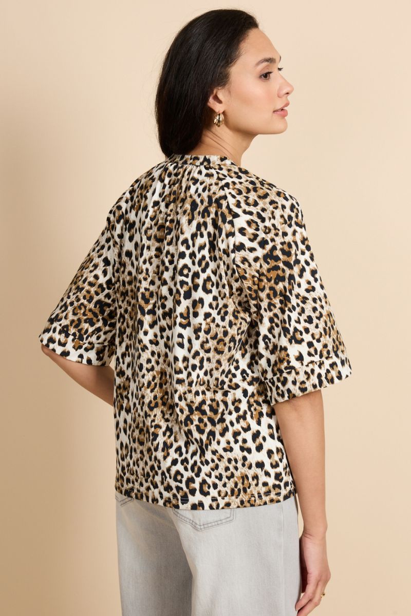 G-maxx Penelope Top Offwhite/Walnut