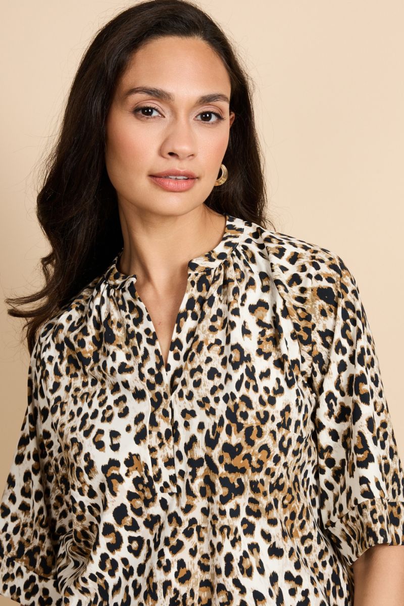 G-maxx Penelope Top Offwhite/Walnut