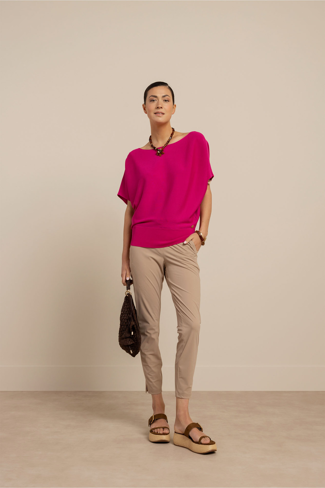 Studio Anneloes Startup Summer Trousers Latte