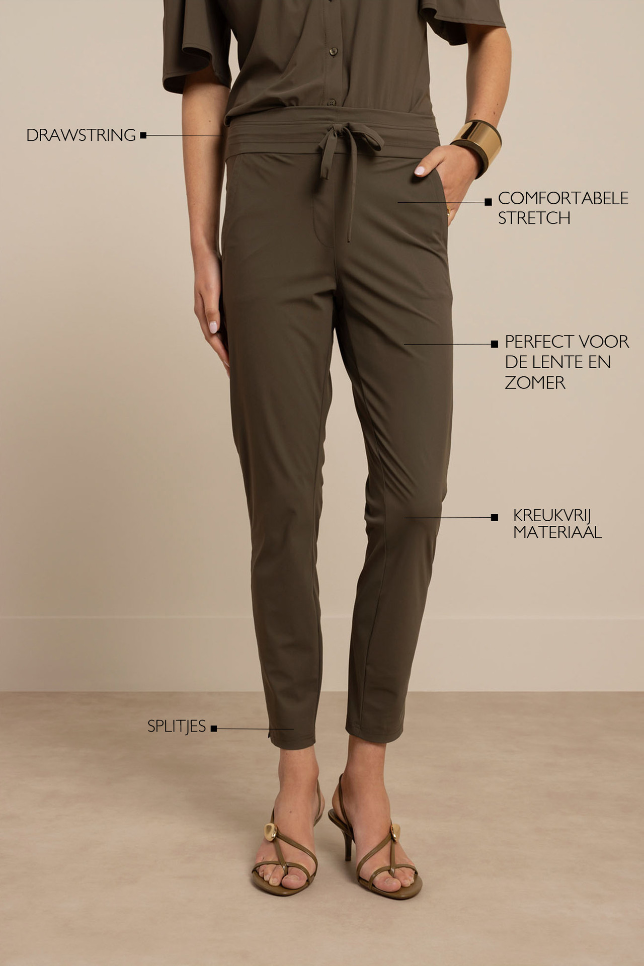 Studio Anneloes Startup Summer Trousers New Army