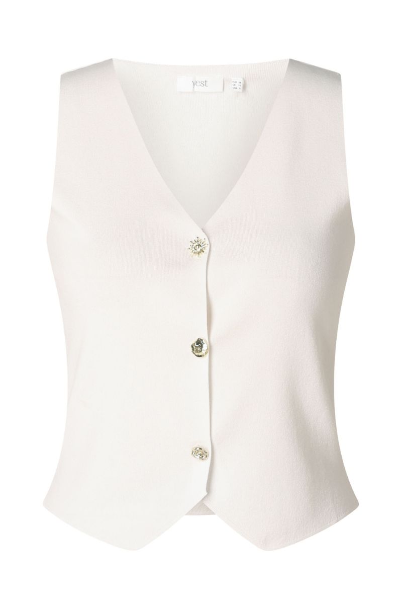 Yest Tiara Essential Gilet Offwhite