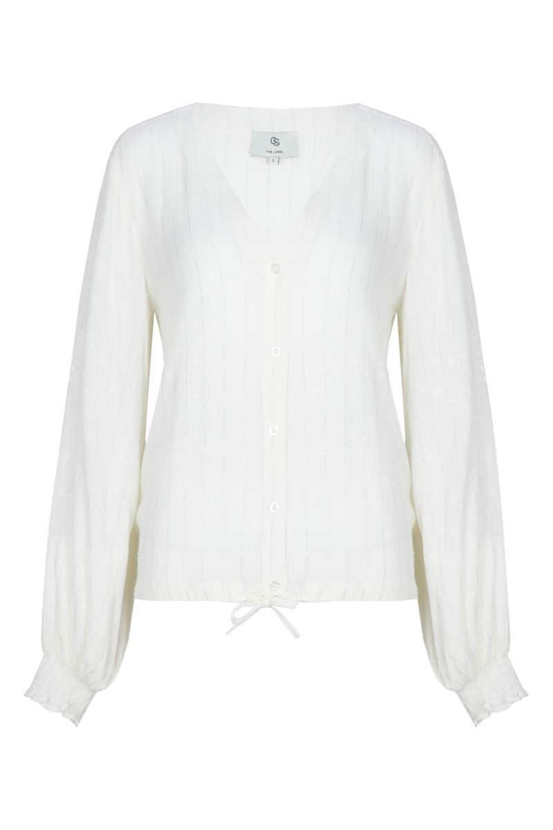 C&S The Label Lonneke Blouse Offwhite