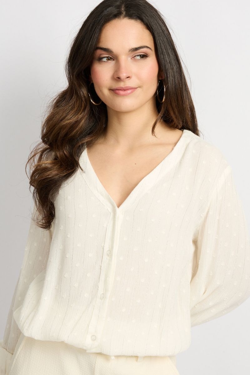 C&S The Label Lonneke Blouse Offwhite