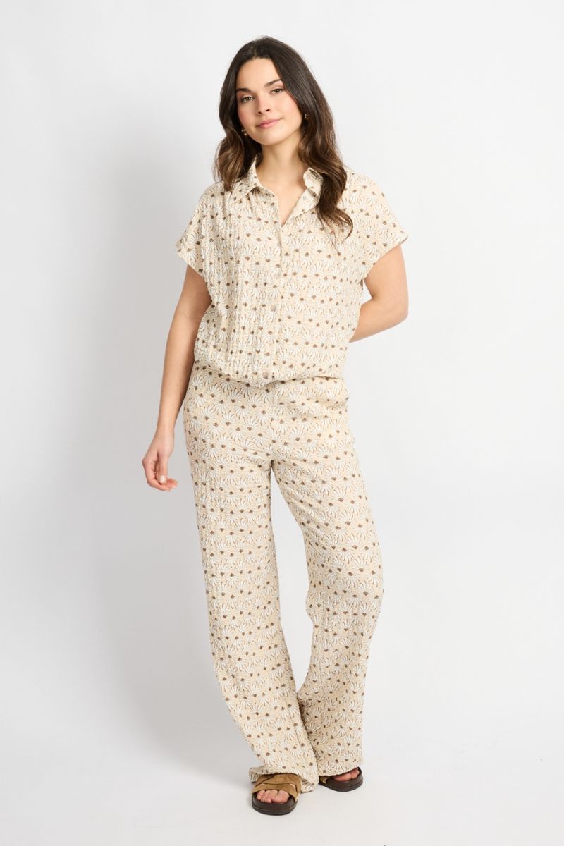 C&S The Label Sem Pants Sand/Latte