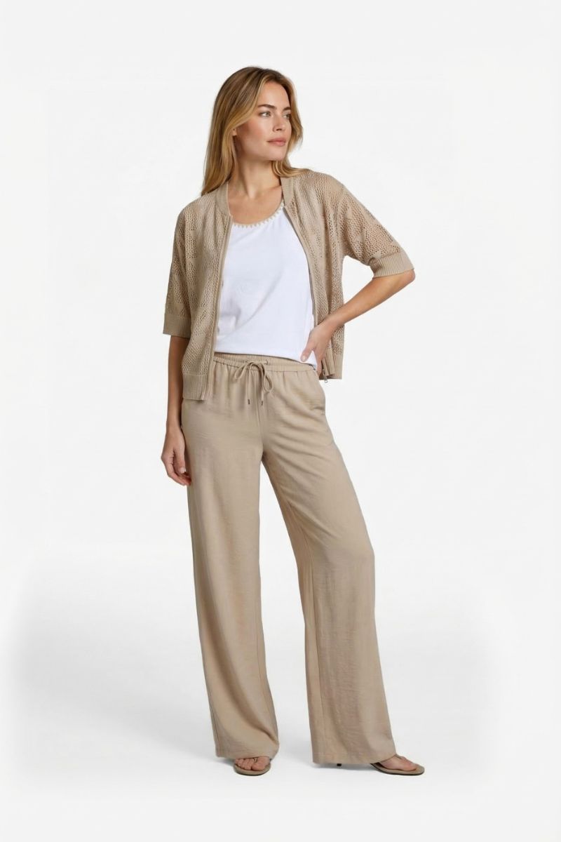 C&S The Label Karna Knit Cardigan Khaki