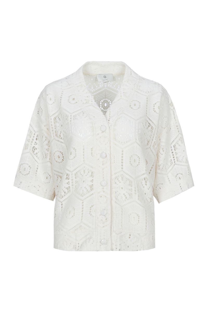 C&S The Label Tola Blouse Ecru