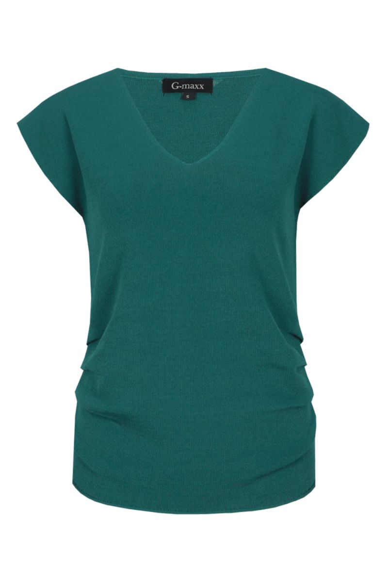 G-maxx Silja Knitting Top Vintage Green
