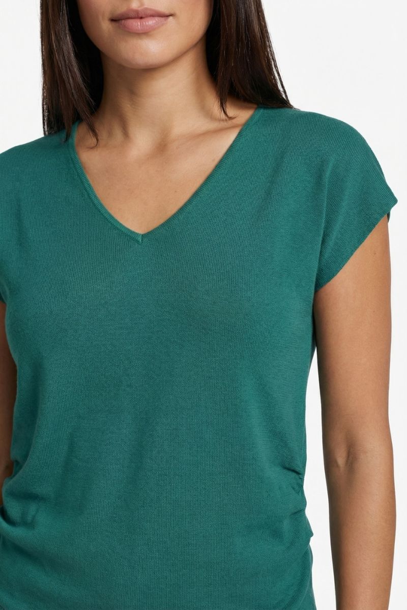 G-maxx Silja Knitting Top Vintage Green