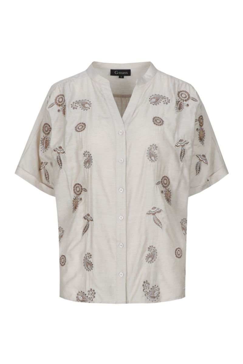 G-maxx Ottilia Blouse Sand
