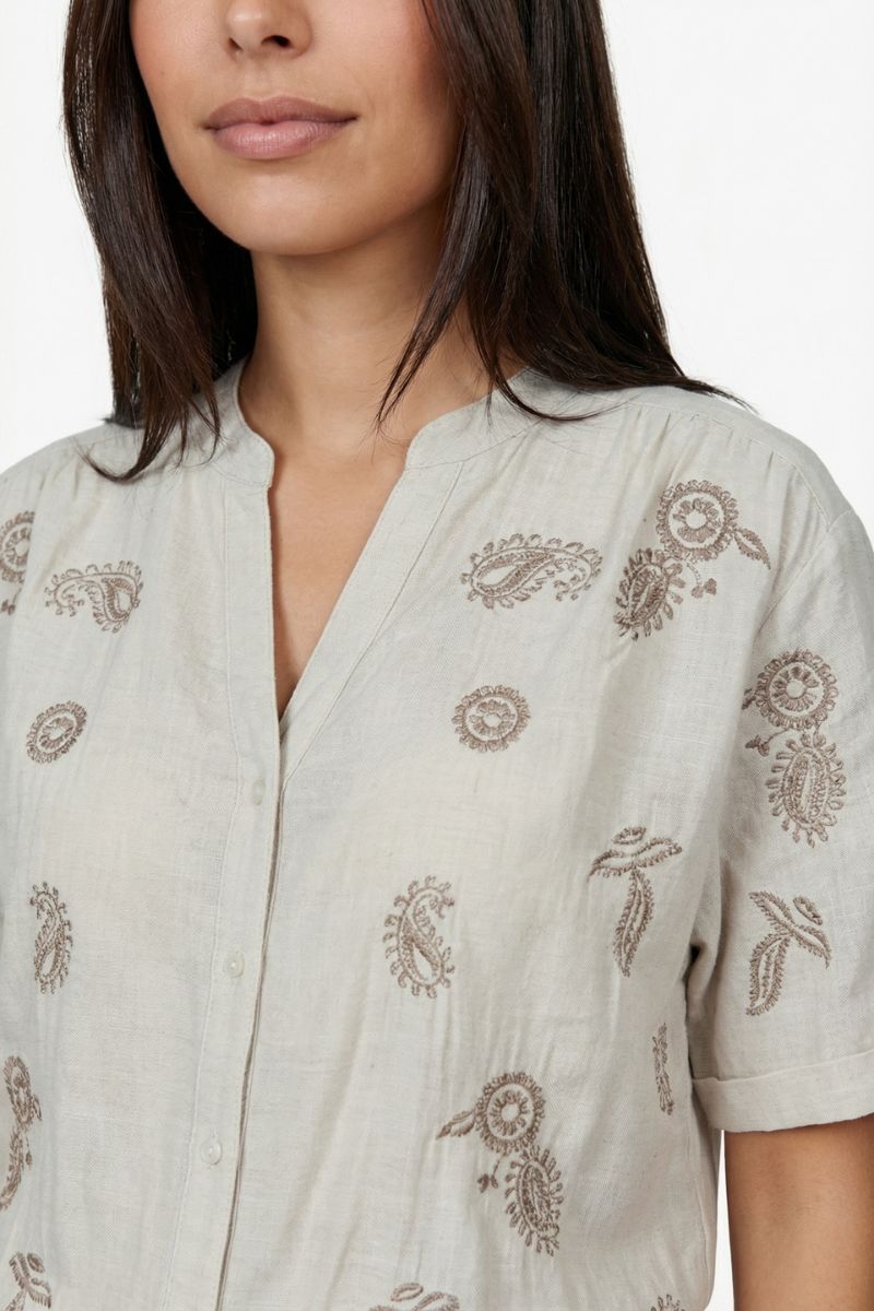 G-maxx Ottilia Blouse Sand