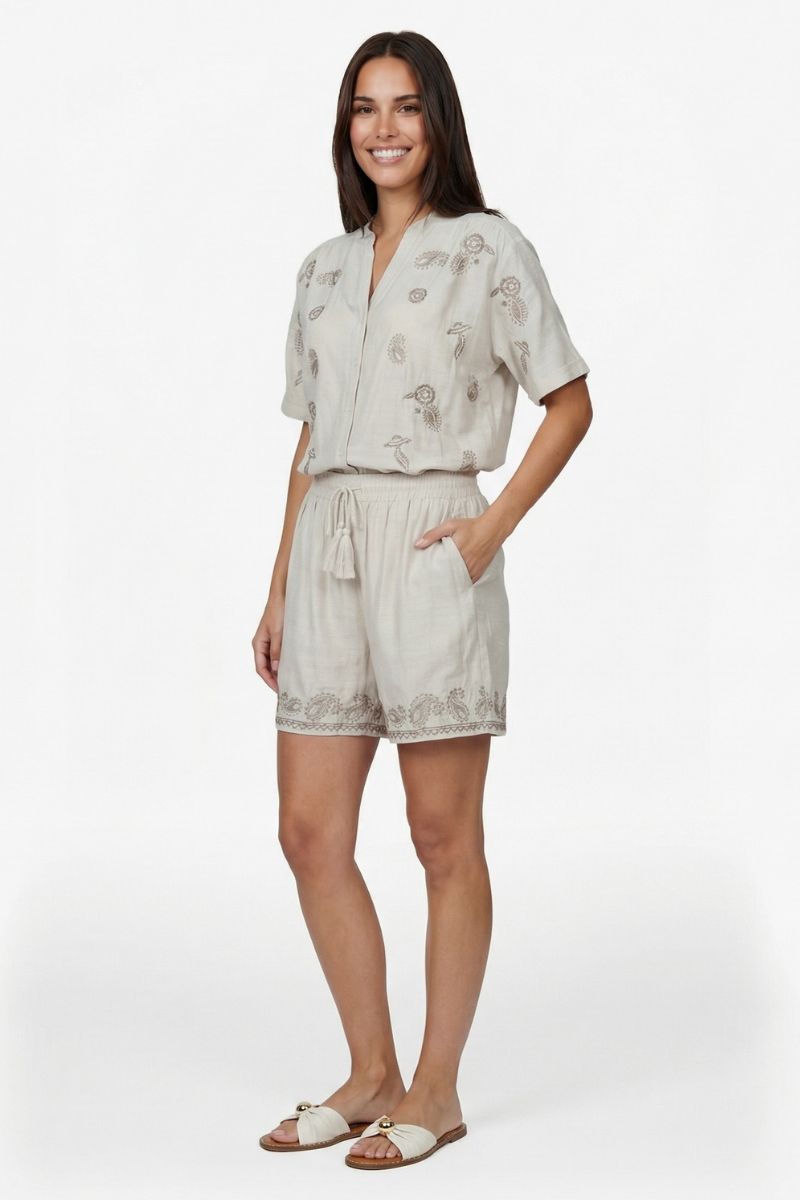 G-maxx Ottilia Blouse Sand